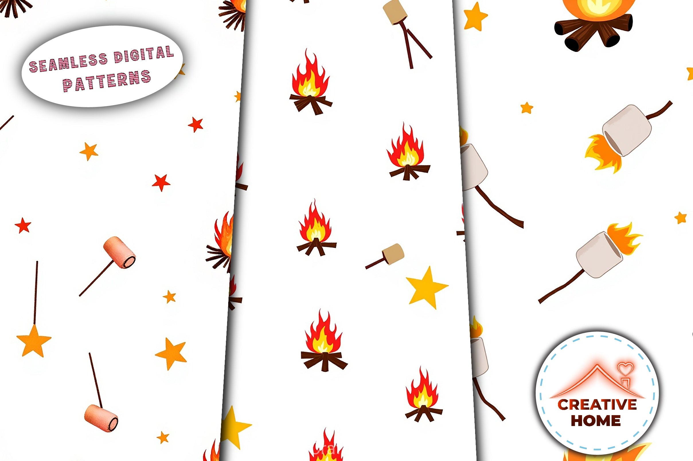 Cozy Camping Clipart Bundle - CraftNest - Digital Crafting and Art