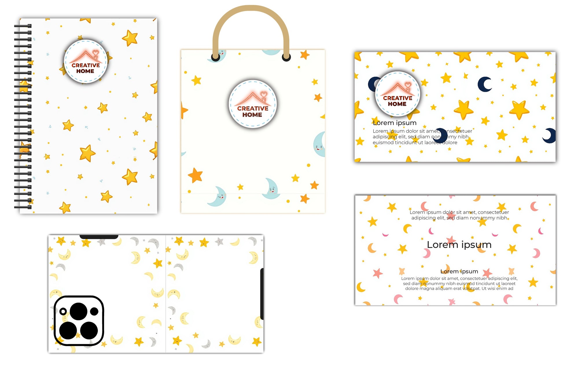 Cartoon Stars & Moons Clipart Bundle - CraftNest - Digital Crafting and Art