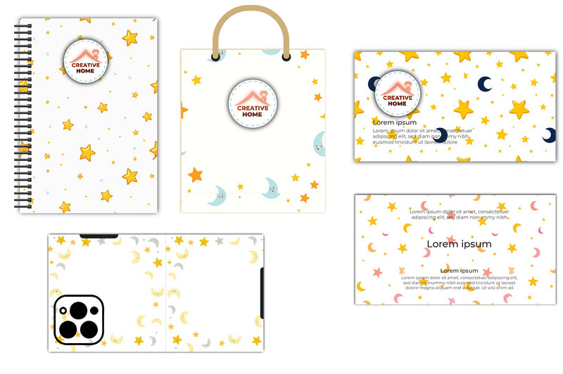 Cartoon Stars & Moons Clipart Bundle - CraftNest - Digital Crafting and Art