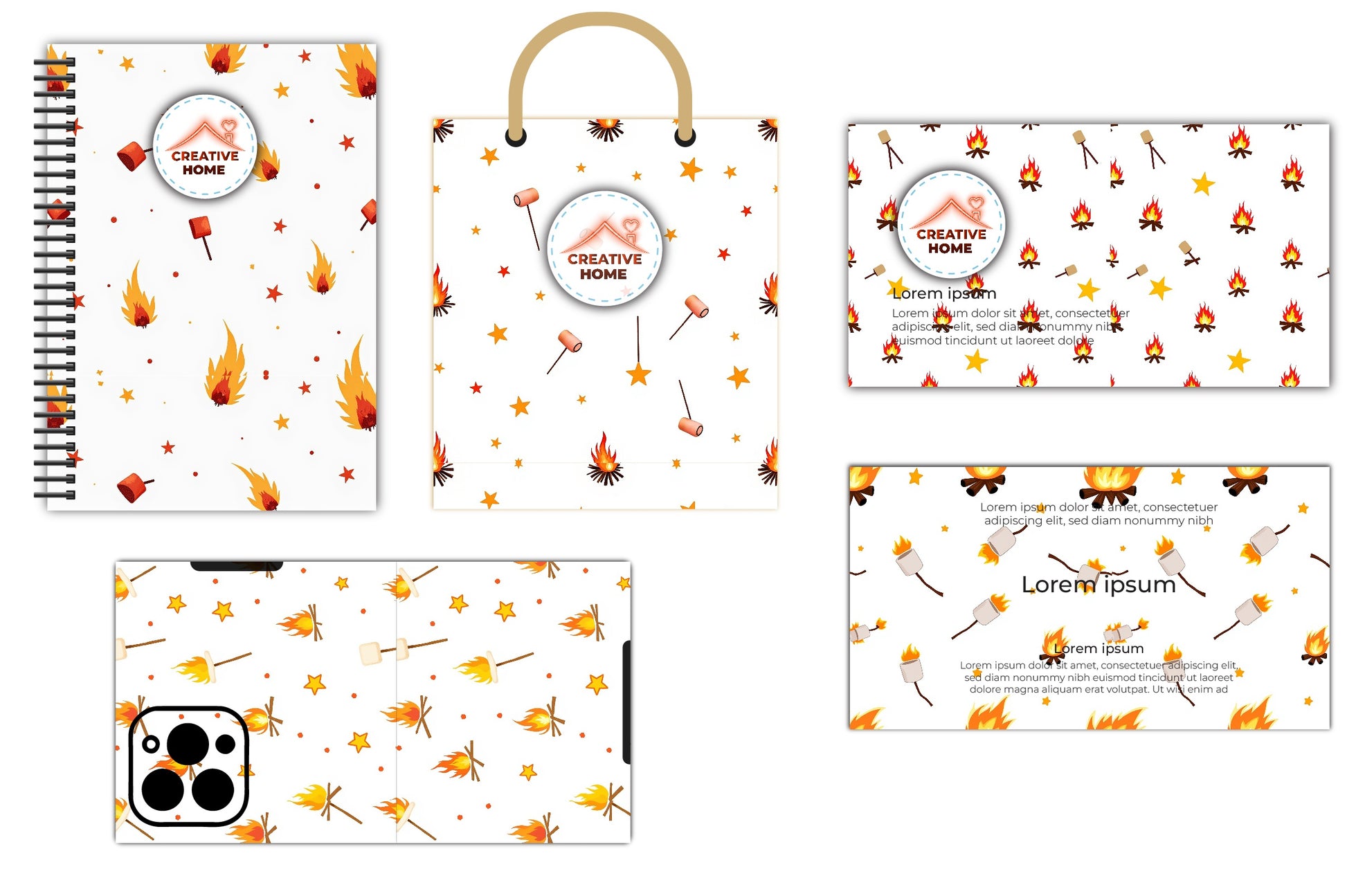 Cozy Camping Clipart Bundle - CraftNest - Digital Crafting and Art