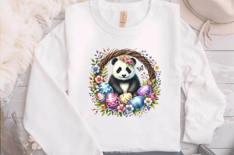 Easter Panda Clipart Bundle - CraftNest - Digital Crafting and Art
