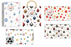 Christmas Baubles & Stars Clipart Bundle - CraftNest - Digital Crafting and Art