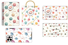 Cozy Yarn & Needle Pattern Clipart Bundle - CraftNest - Digital Crafting and Art