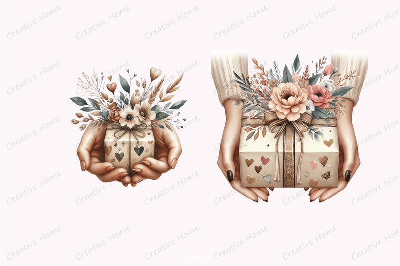 Valentine's Gift Clipart Bundle - CraftNest - Digital Crafting and Art