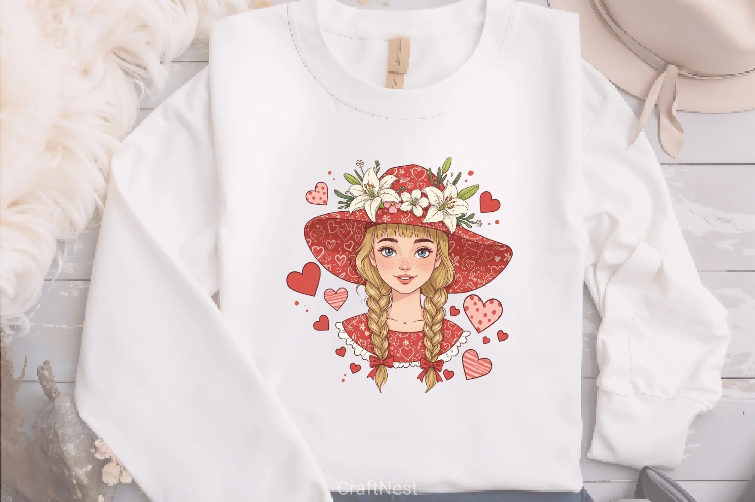 Girl Heart Clipart Bundle - CraftNest - Digital Crafting and Art