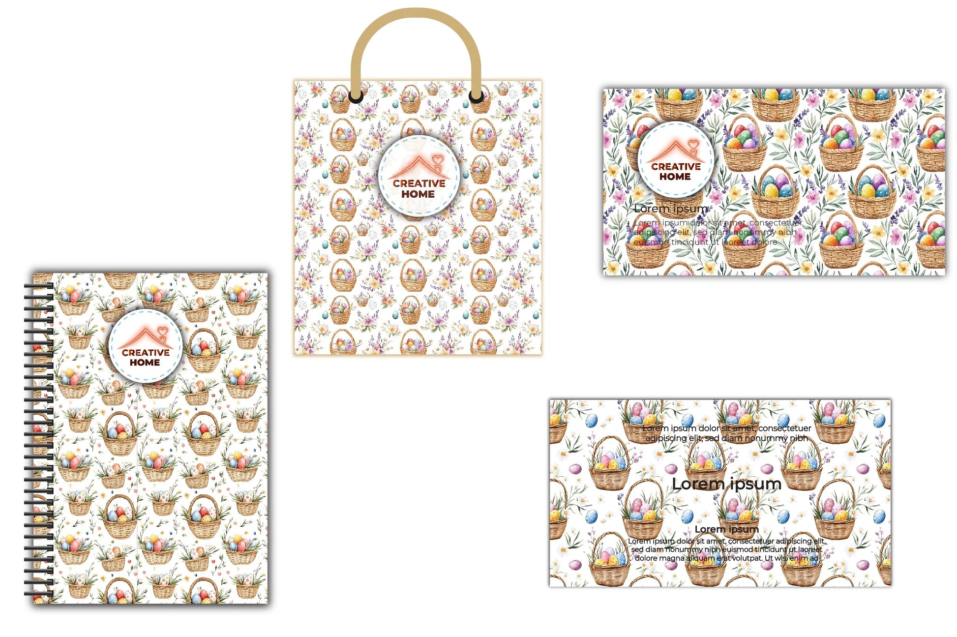 Easter Egg Basket Clipart Bundle 5 - CraftNest - Digital Crafting and Art