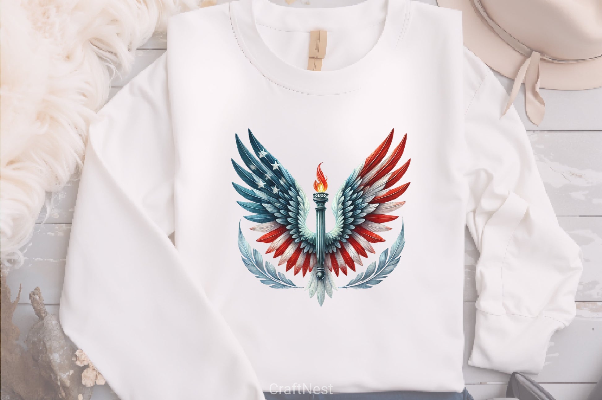 American Wings 4th of July Clipart Bundle - CraftNest - Digital Crafting and Art