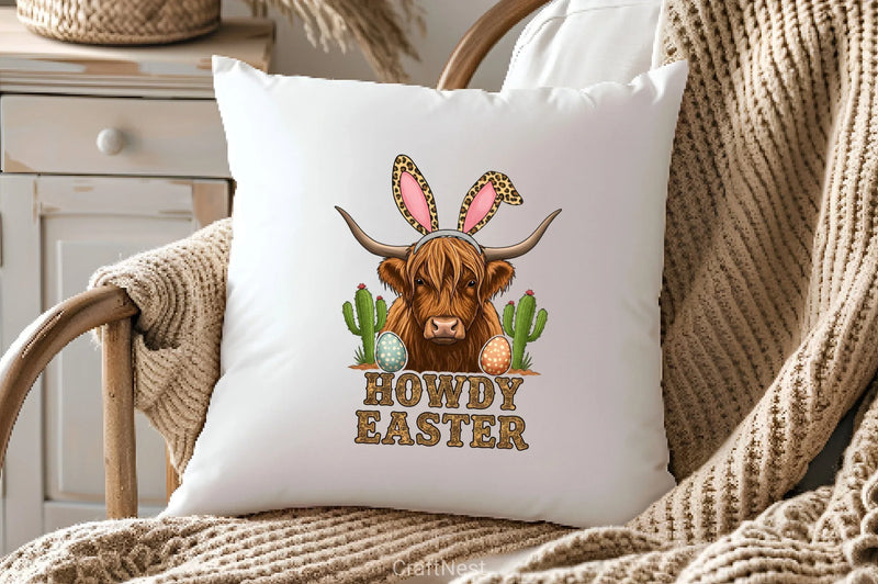 Howdy Easter Western Clipart Bundle - CraftNest - Digital Crafting and Art