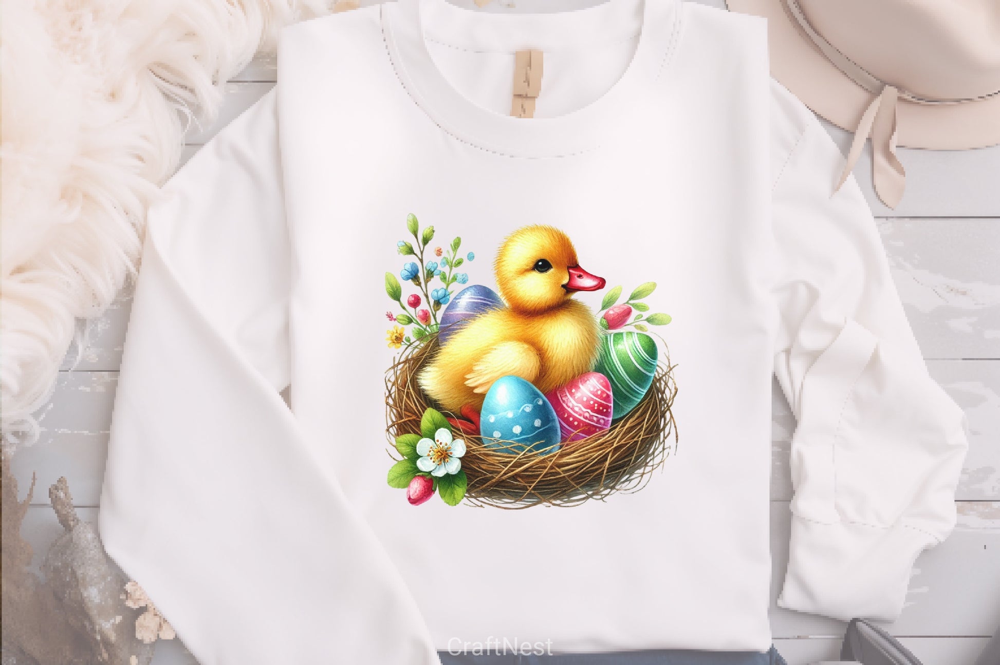 Cute Easter Duck Clipart Bundle - CraftNest - Digital Crafting and Art