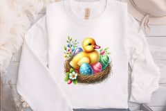 Cute Easter Duck Clipart Bundle - CraftNest - Digital Crafting and Art