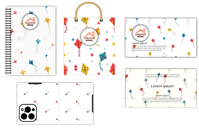 Colorful Kite Pattern Clipart Bundle - CraftNest - Digital Crafting and Art