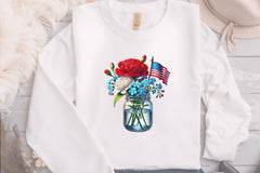 4th of July Flowers Clipart Bundle - CraftNest - Digital Crafting and Art