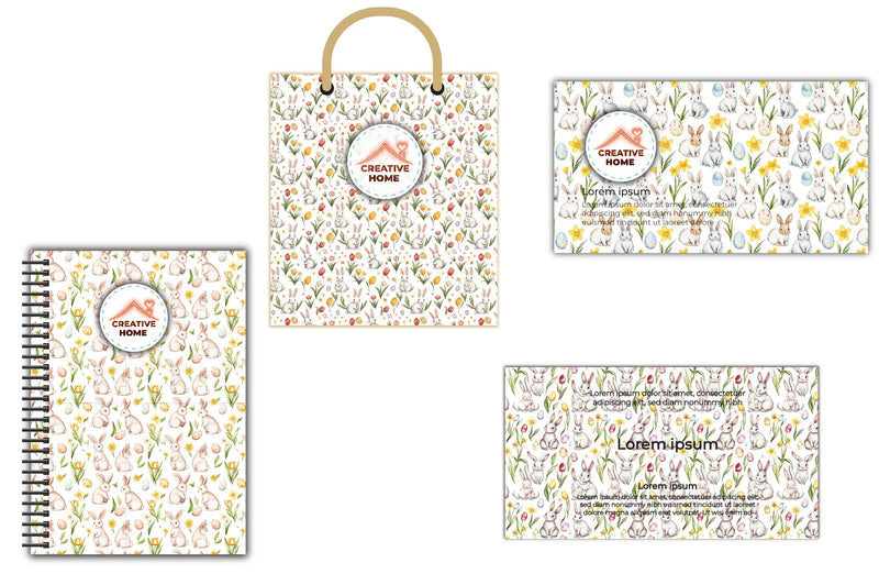 Easter Bunnies & Eggs Clipart Bundle - CraftNest - Digital Crafting and Art