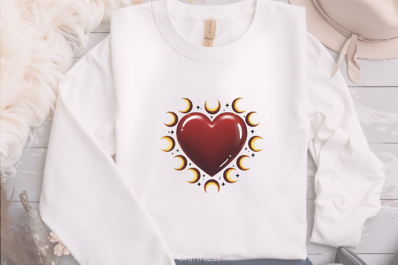 Gothic Heart Clipart Bundle - CraftNest - Digital Crafting and Art