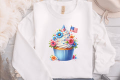 4th of July Cupcake Clipart Bundle - CraftNest - Digital Crafting and Art