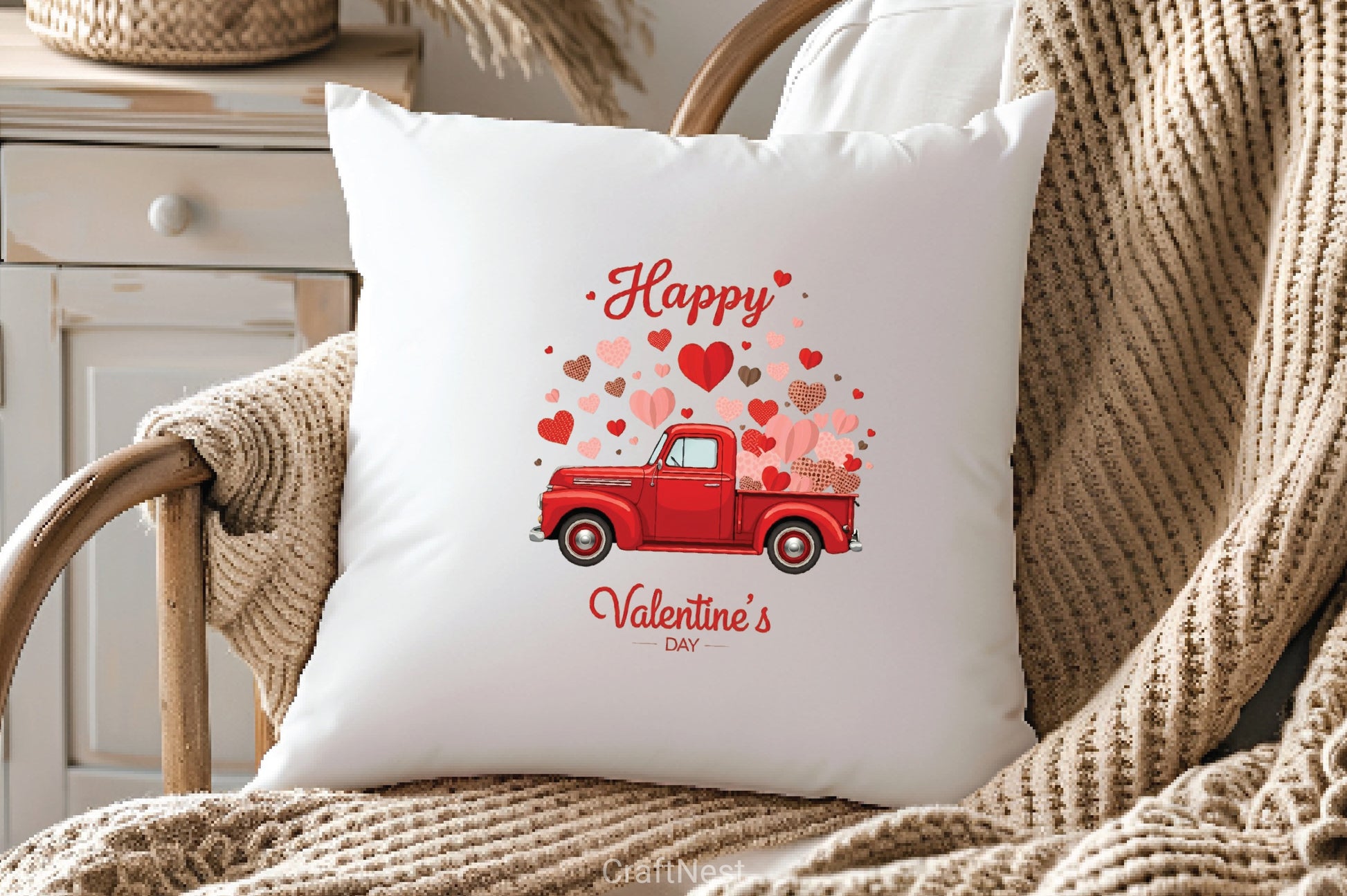 Valentine's Day Truck Hearts Clipart Bundle 5 - CraftNest - Digital Crafting and Art