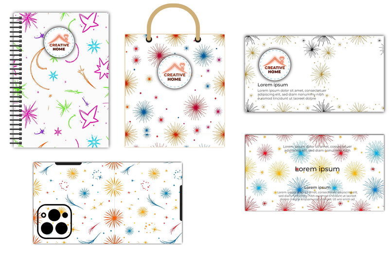 Fireworks & Sparklers Clipart Bundle - CraftNest - Digital Crafting and Art