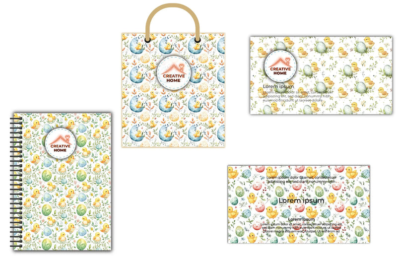 Easter Chicks Eggs Flowers Clipart Bundle - CraftNest - Digital Crafting and Art