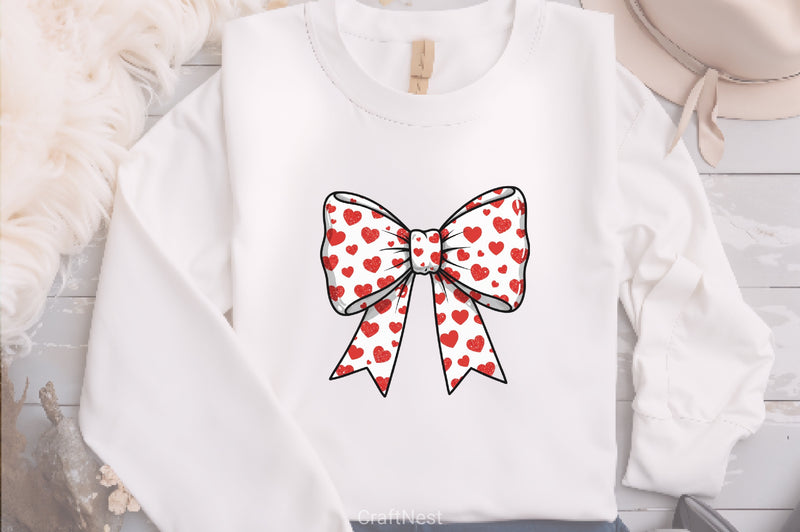 Whimsical Heart Bow Clipart Bundle - CraftNest - Digital Crafting and Art