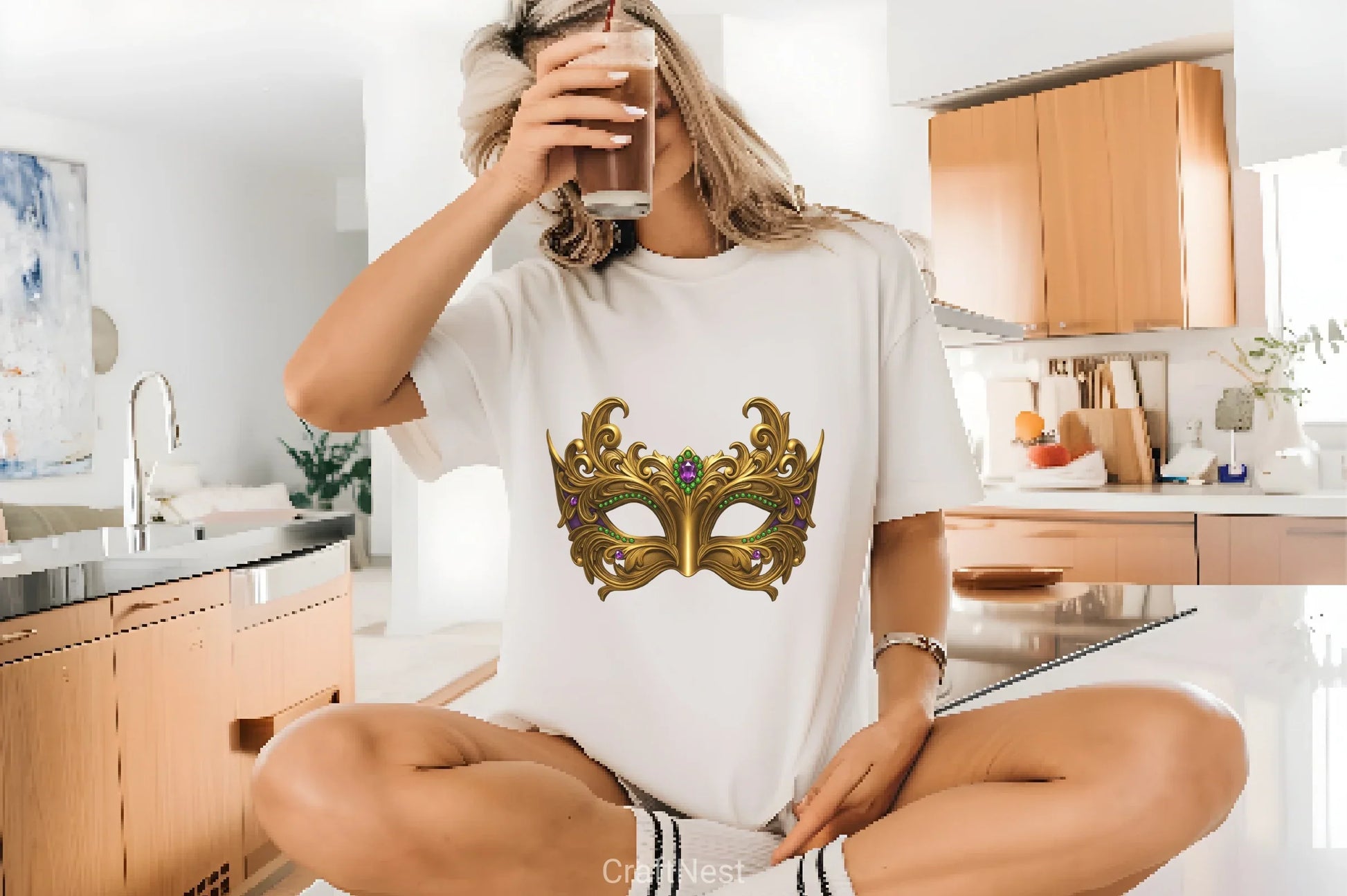 Mardi Gras Mask Clipart Bundle 4 - CraftNest - Digital Crafting and Art