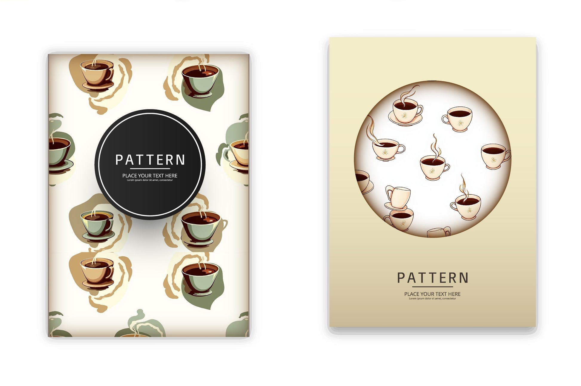 Coffee Cup Swirls Clipart Bundle - CraftNest - Digital Crafting and Art