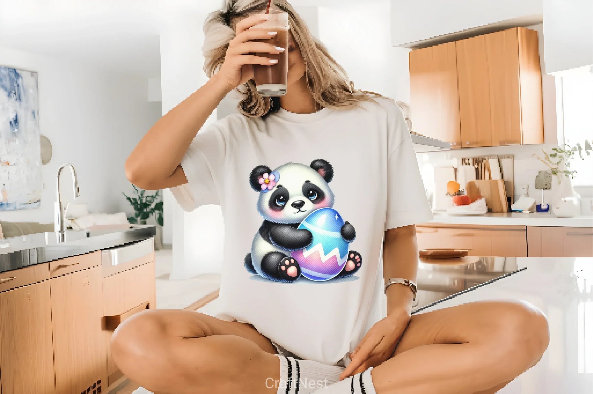 Easter Panda Clipart Bundle - CraftNest - Digital Crafting and Art