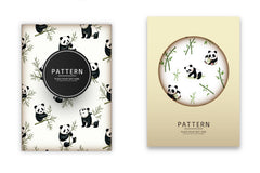 Cute Bamboo Munching Pattern Clipart Bundle - CraftNest - Digital Crafting and Art