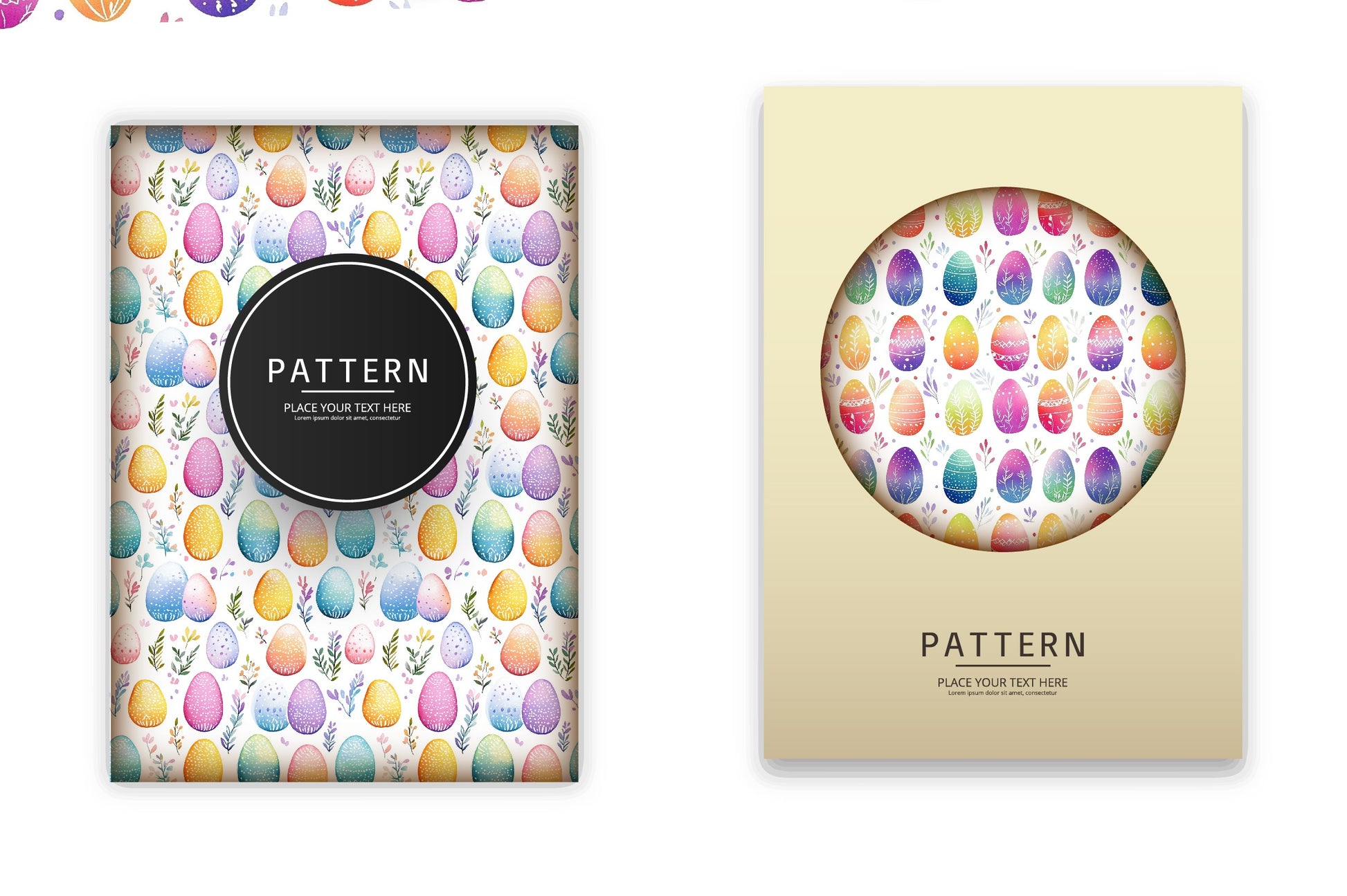 Easter Eggs Pattern Clipart Bundle 1 - CraftNest - Digital Crafting and Art