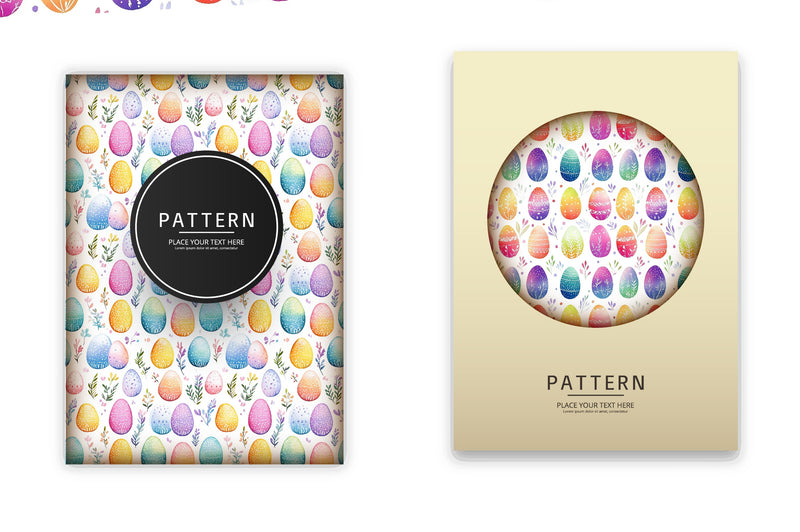 Easter Eggs Pattern Clipart Bundle 1 - CraftNest - Digital Crafting and Art
