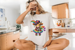 Mardi Gras Highland Cow Clipart Bundle 4 - CraftNest - Digital Crafting and Art