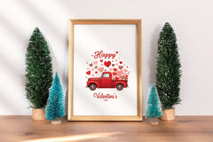 Valentine's Day Truck Hearts Clipart Bundle 5 - CraftNest - Digital Crafting and Art