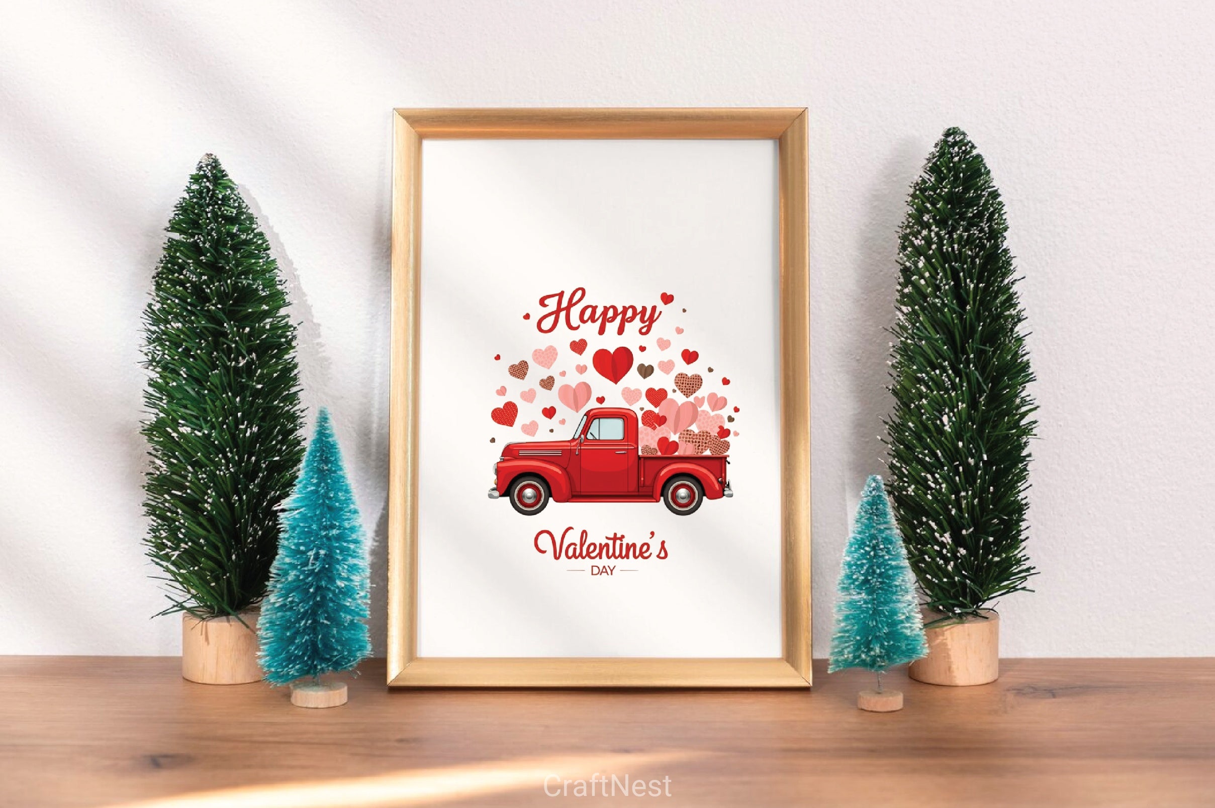 Valentine's Day Truck Hearts Clipart Bundle 5 - CraftNest - Digital Crafting and Art