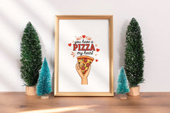 Pizza My Heart Valentine's Clipart Bundle - CraftNest - Digital Crafting and Art