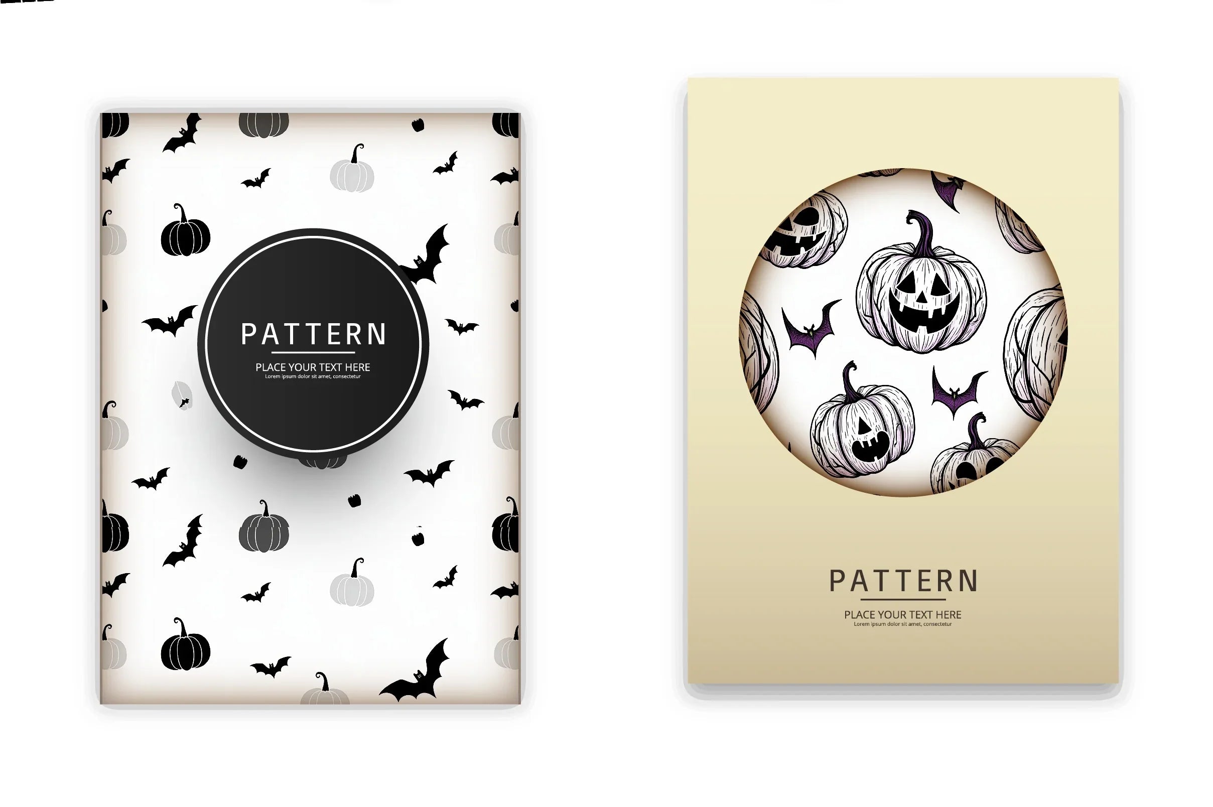 Halloween Pumpkins & Bats Clipart Bundle - CraftNest - Digital Crafting and Art