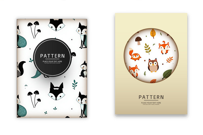 Hand Drawn Animal Pattern Clipart Bundle - CraftNest - Digital Crafting and Art