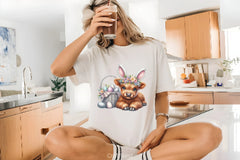 Easter Highland Cow Clipart Bundle 2 - CraftNest - Digital Crafting and Art