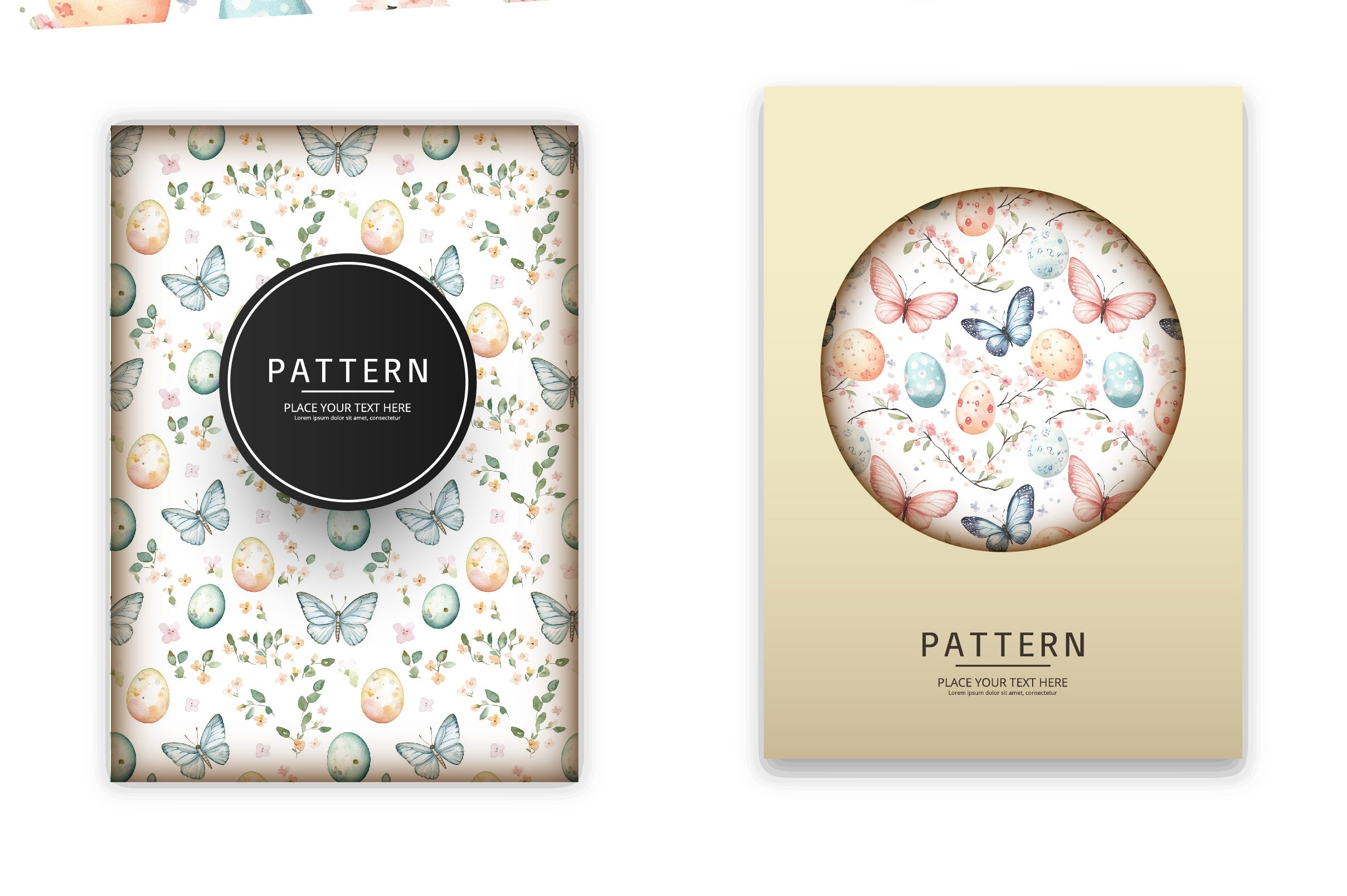 Easter Butterflies Eggs Blossoms Clipart Bundle - CraftNest - Digital Crafting and Art