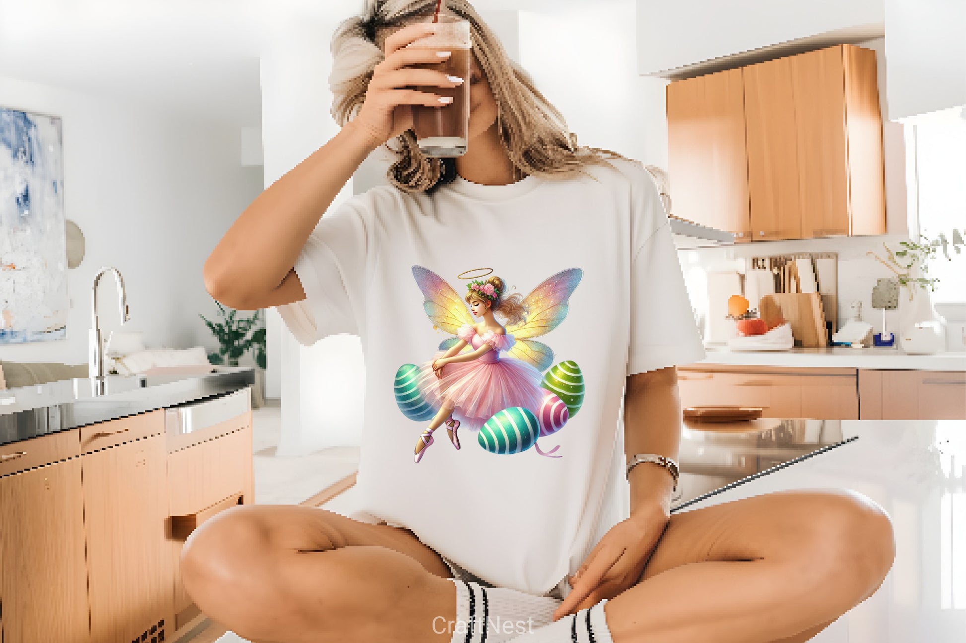 Easter Ballerina Fairy Clipart Bundle - CraftNest - Digital Crafting and Art