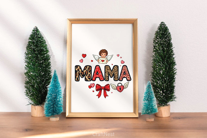 Valentine Mama Coquette Clipart Bundle - CraftNest - Digital Crafting and Art