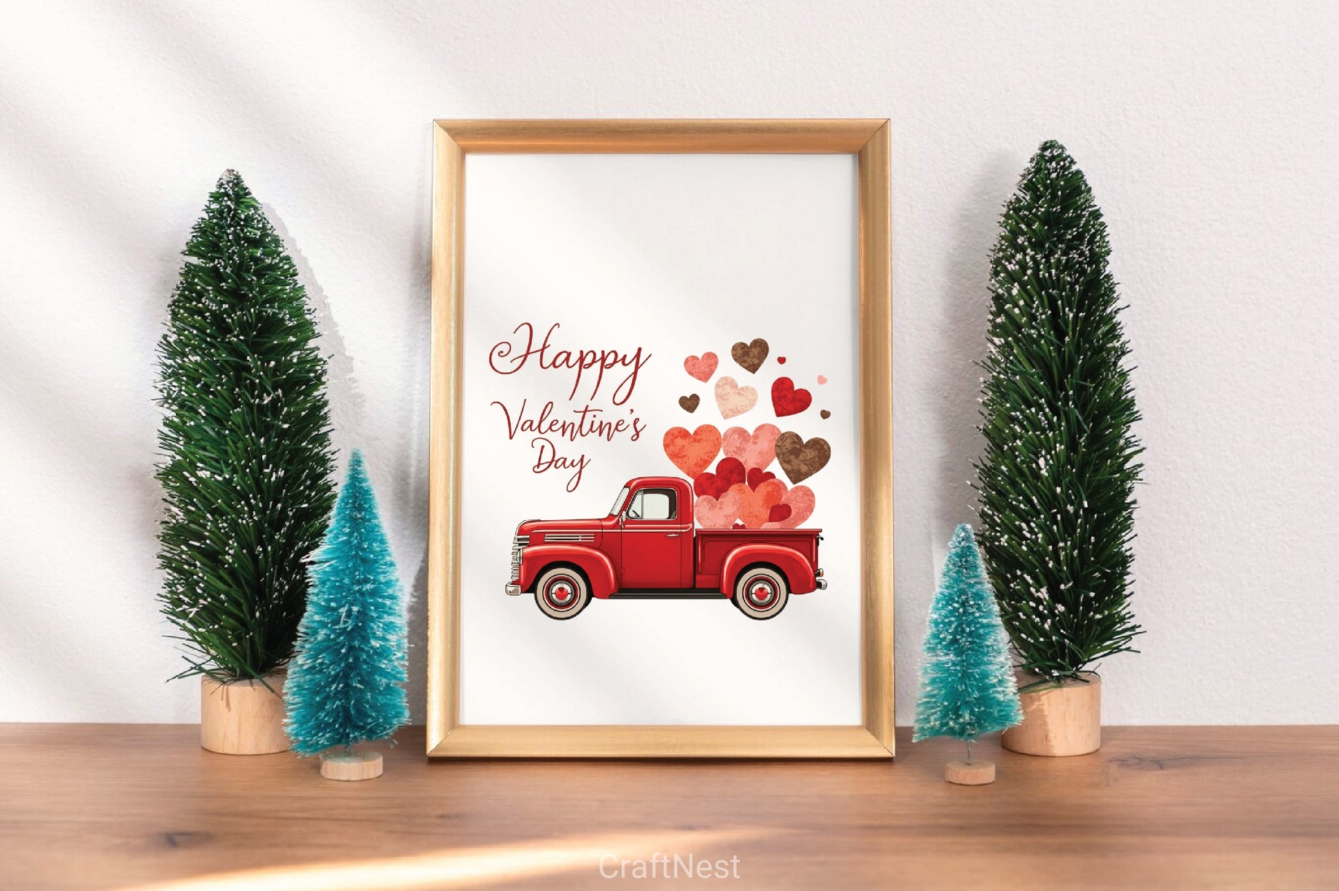 Valentine's Day Truck Hearts Clipart Bundle - CraftNest - Digital Crafting and Art