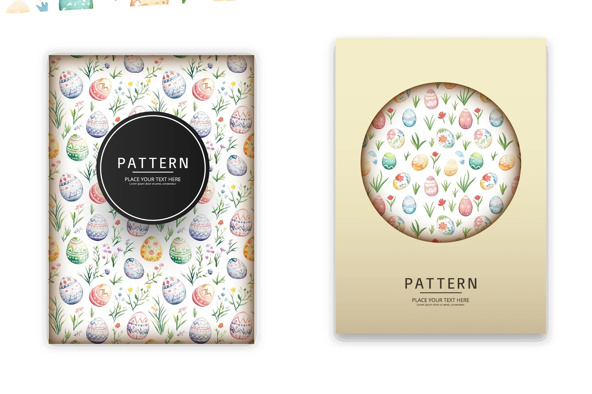 Easter Bunnies & Eggs Clipart Bundle 1 - CraftNest - Digital Crafting and Art