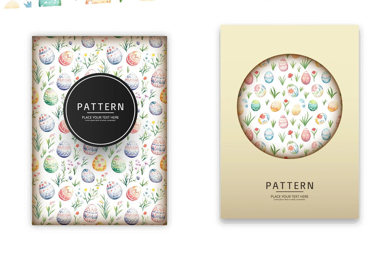 Easter Bunnies & Eggs Clipart Bundle 1 - CraftNest - Digital Crafting and Art