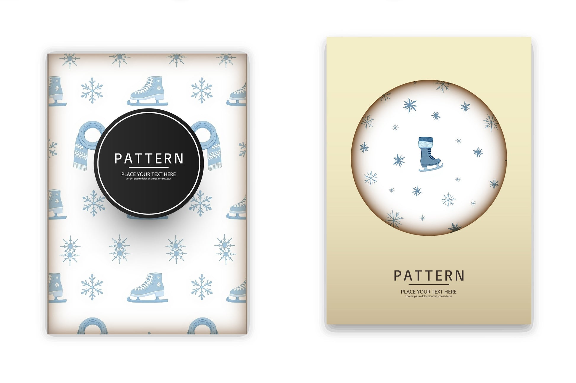 Cozy Ice Skates & Snowflakes Clipart Bundle - CraftNest - Digital Crafting and Art