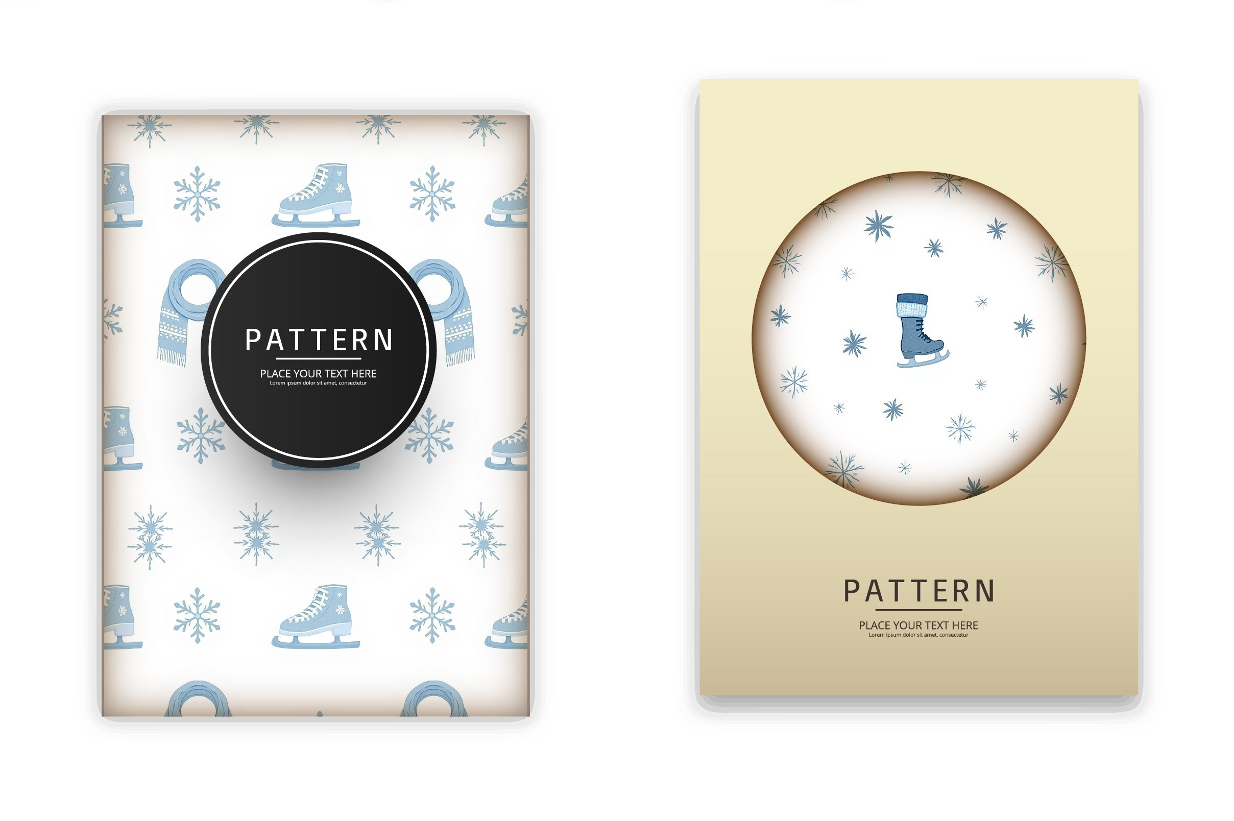 Cozy Ice Skates & Snowflakes Clipart Bundle - CraftNest - Digital Crafting and Art