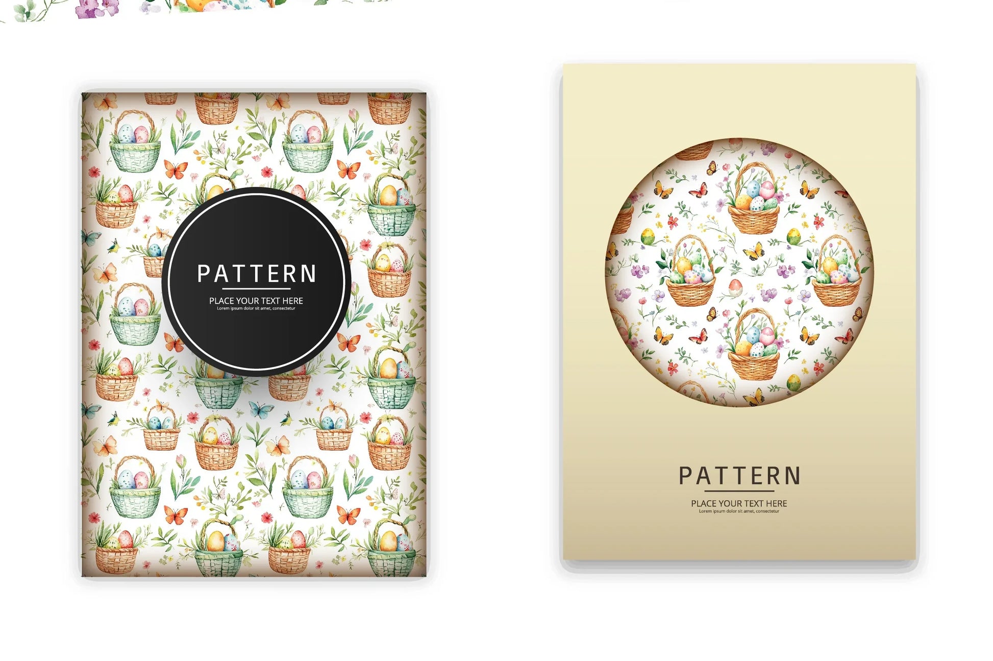 Easter Baskets & Butterflies Clipart Bundle - CraftNest - Digital Crafting and Art