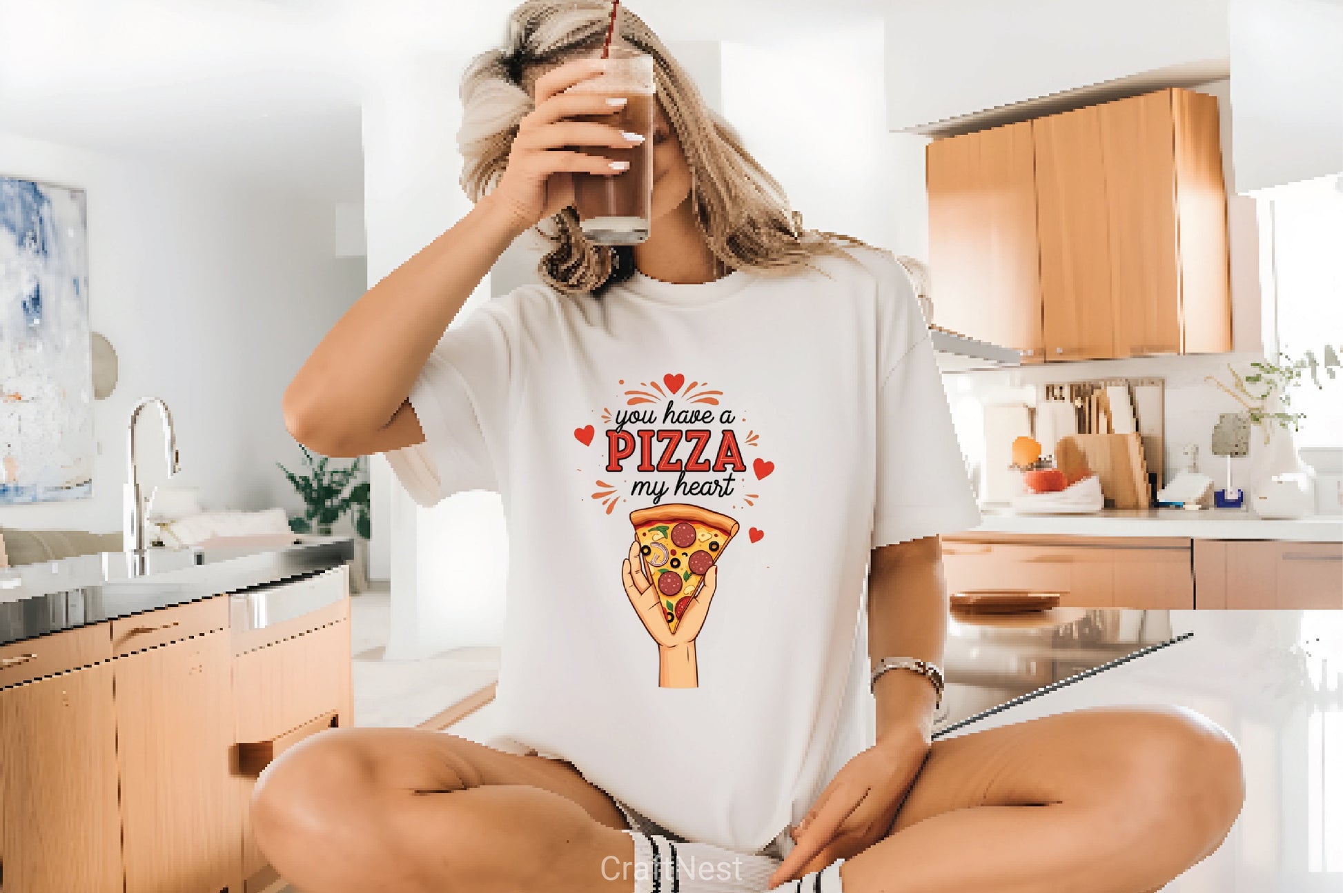 Pizza My Heart Valentine's Clipart Bundle - CraftNest - Digital Crafting and Art