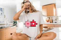 Heart Puzzle Valentine Clipart Bundle - CraftNest - Digital Crafting and Art