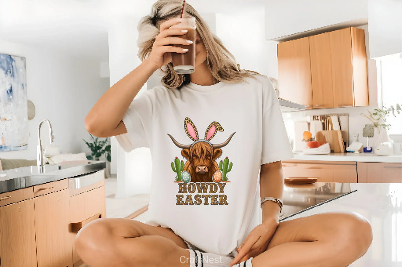 Howdy Easter Western Clipart Bundle - CraftNest - Digital Crafting and Art