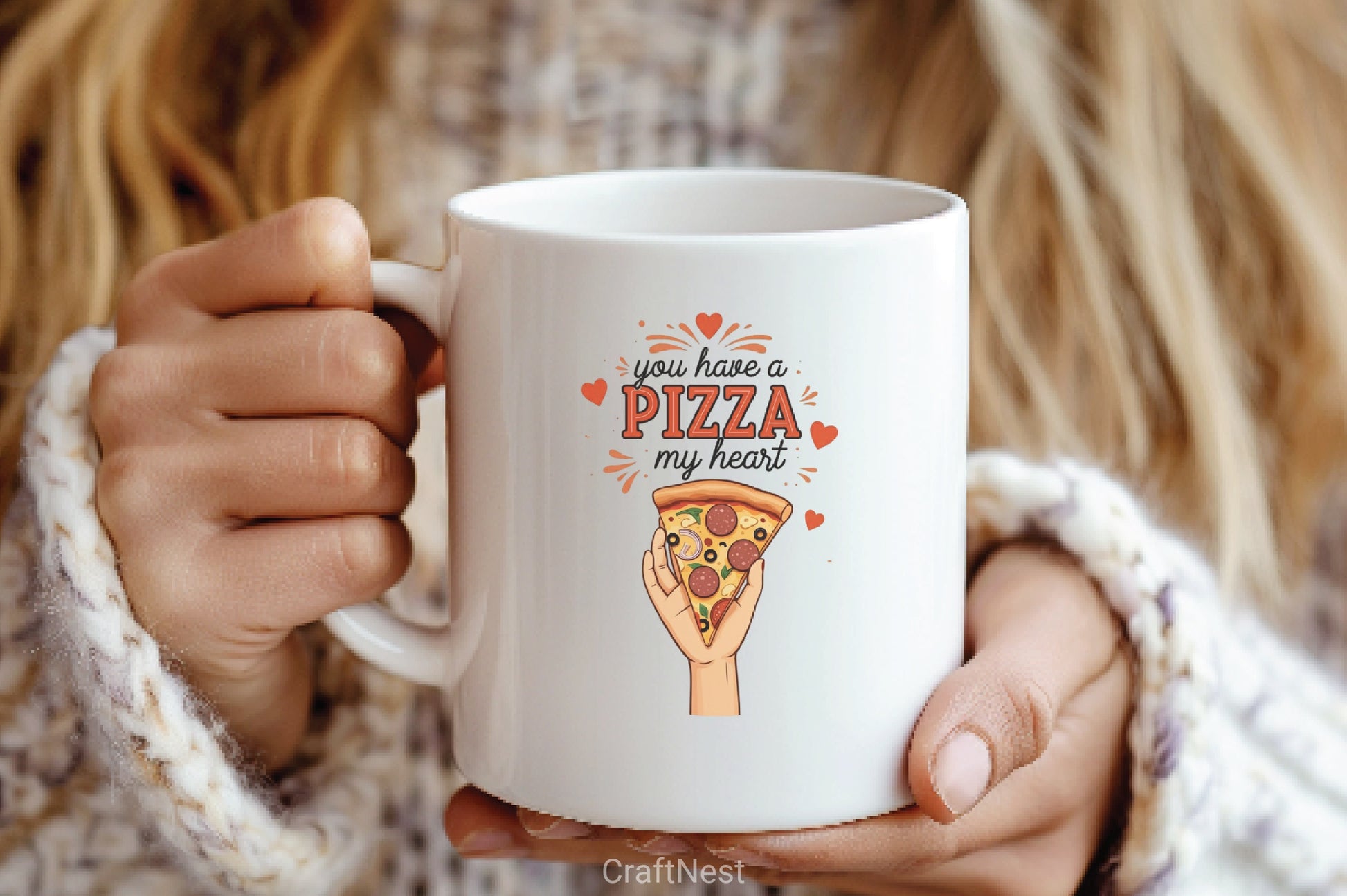 Pizza My Heart Valentine's Clipart Bundle - CraftNest - Digital Crafting and Art