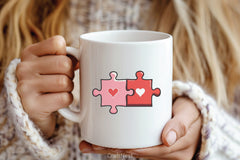 Heart Puzzle Valentine Clipart Bundle - CraftNest - Digital Crafting and Art